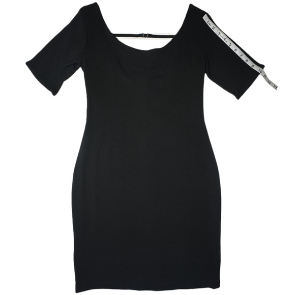 DOLCE & GABBANA | Black Scoop Neck Short Sleeve Knee-Length Dress IT 42/US 10 - Picture 12 of 16